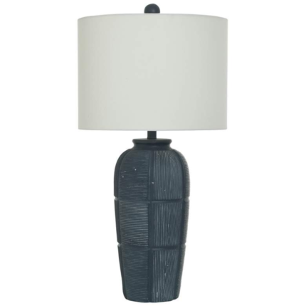 INDORE CHARCOAL BLACK TABLE LAMP