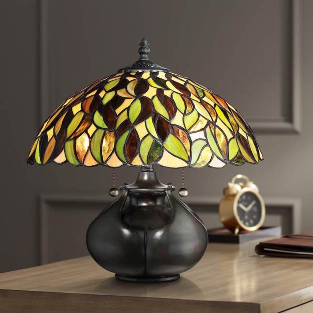 Untitled design QUOIZEL GREENWOOD TIFFANY STYLE TABLE LAMP