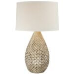 HYDROCAL TABLE LAMP IN COFFEE BEAN
