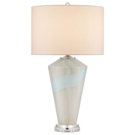 FLOATING CLOUD BLUE GRAY TABLE LAMP