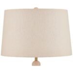 NATURAL TRAVERTINE MARBLE TABLE LAMP