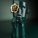 IMPERIAL GLOW CERAMIC ACCENT VASE