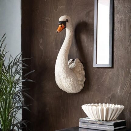 SWAN HEAD WALL ART
