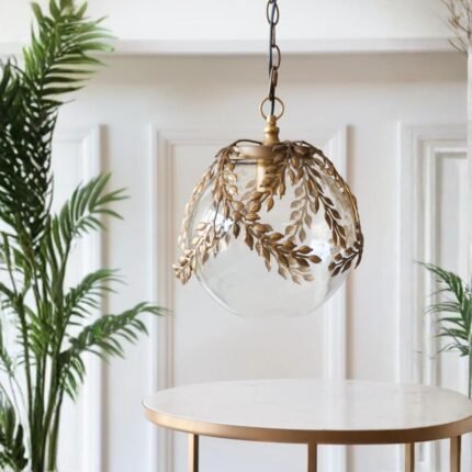 ORNATE GLOBE PENDANT CEILING LIGHT