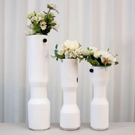 ROUNDED HARMONY VASE WHITE