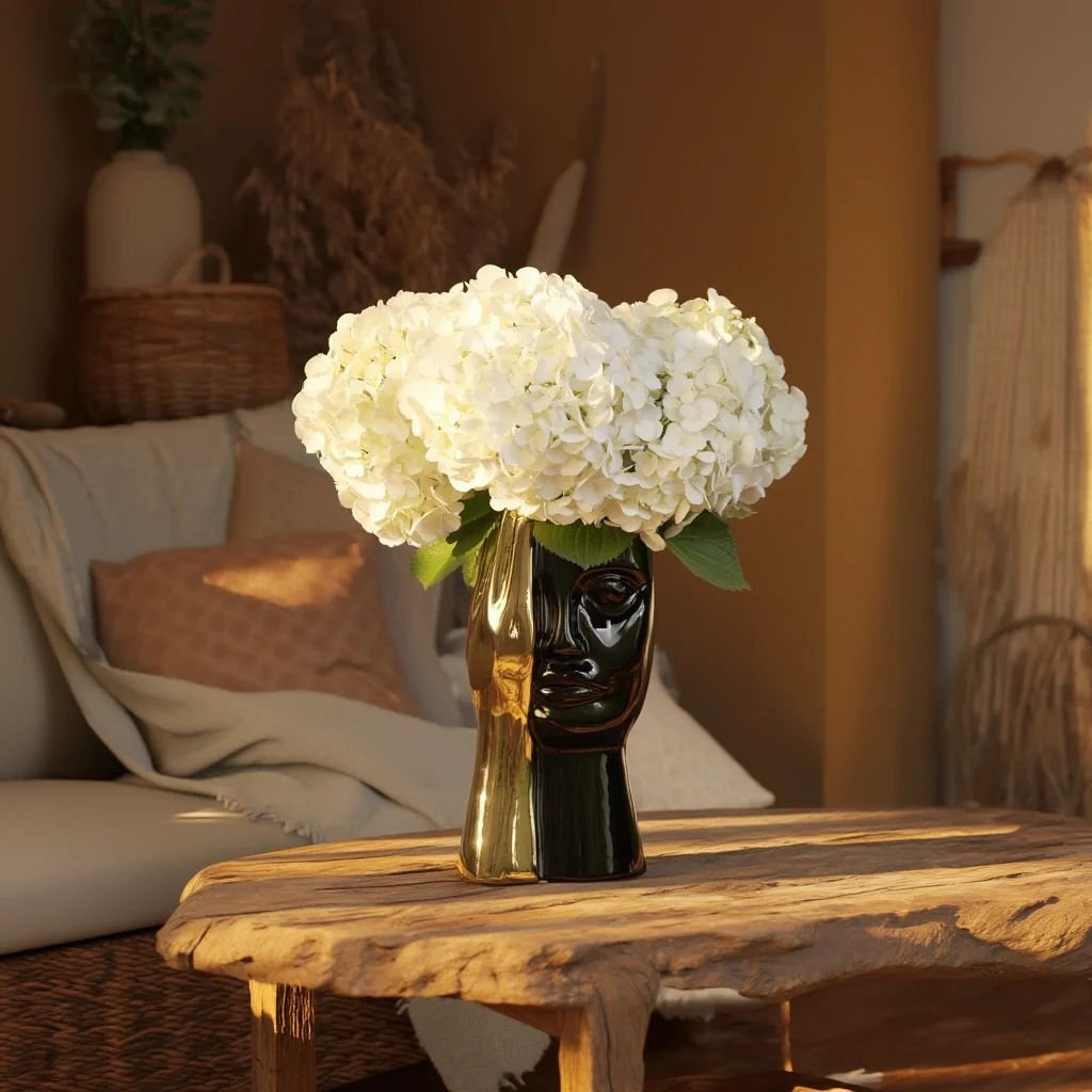 1 MUSE BLOOM VASE BLACK