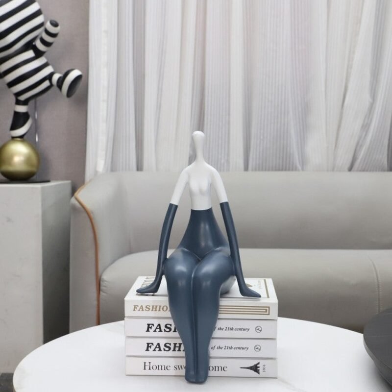 AZURE WHIRL RESIN DECOR