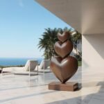 HANDCRAFTED WOODEN SCULPTURE WALNUT