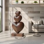 HANDCRAFTED WOODEN SCULPTURE WALNUT