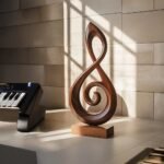 RUSTIC 3D WOOD ART BROWN