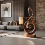 RUSTIC 3D WOOD ART BROWN