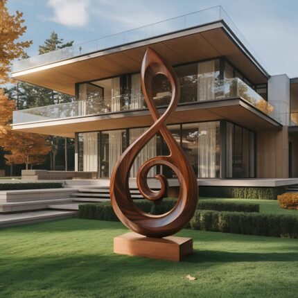 RUSTIC 3D WOOD ART BROWN