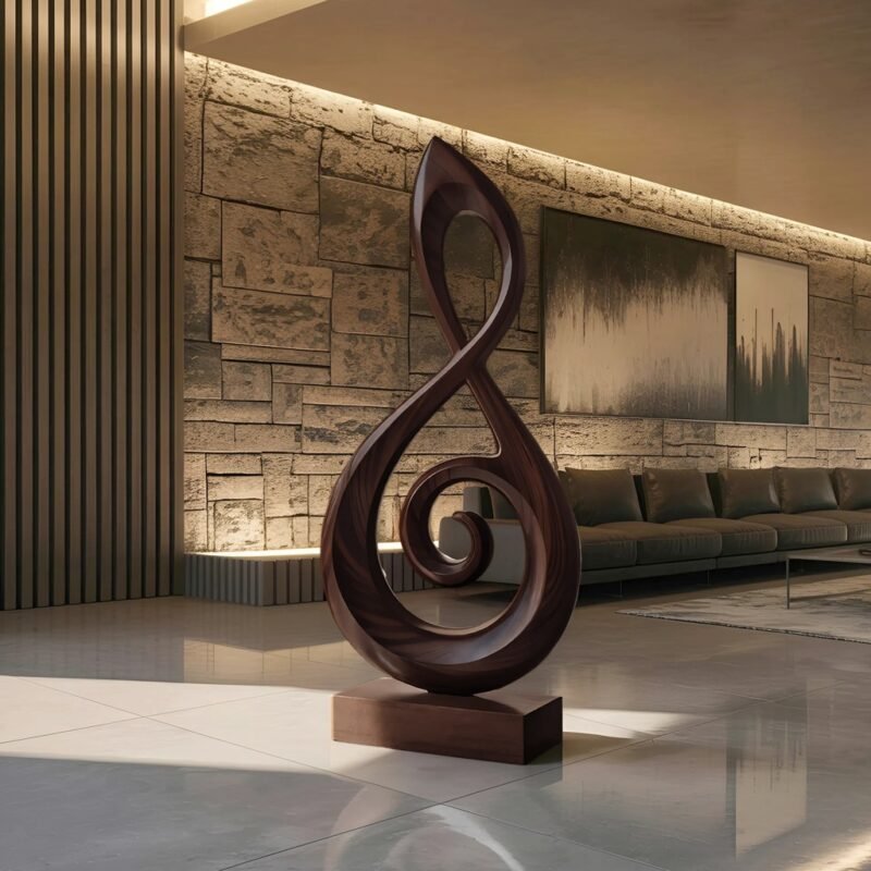 RUSTIC 3D WOOD ART WALNUT