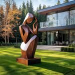 HANDCRAFTED 3D WOOD ART BROWN