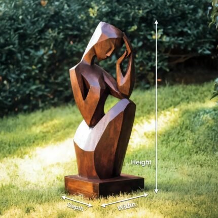 HANDCRAFTED 3D WOOD ART BROWN