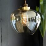 EASYFIT CHAMPAGNE GLASS CEILING LIGHT SHADE