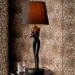 BLACK NAKED LADY TABLE LAMP