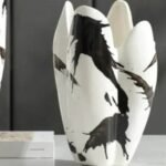 HAND PAINTED VASE LARGE