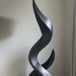 HANDCRAFTED 3D WOOD ART BLACK
