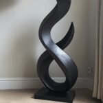 HANDCRAFTED 3D WOOD ART BLACK