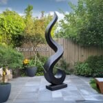 HANDCRAFTED 3D WOOD ART BLACK