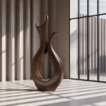 FARMHOUSE ABSTRACT SCULPTURE WALNUT
