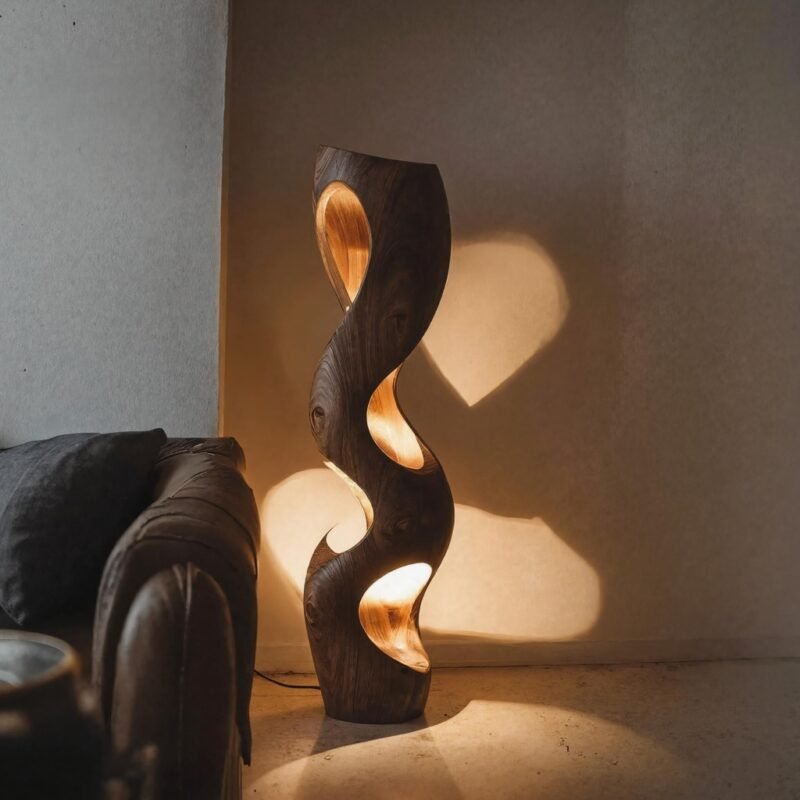 ORGANIC SCULPTURAL FLOOR LAMP
