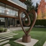 RUSTIC 3D WOOD ART FOR LIVING ROOM WALNUT