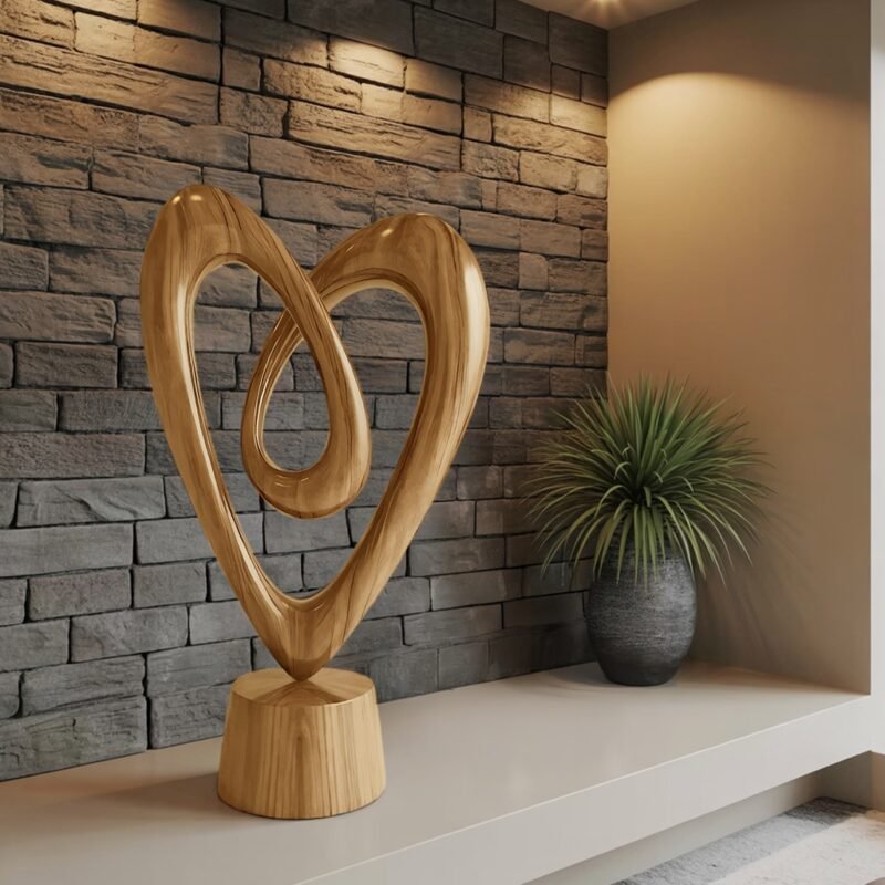 RUSTIC 3D WOOD ART FOR LIVING ROOM OAK