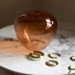 EASYFIT AMBER GLASS CEILING LIGHT SHADE