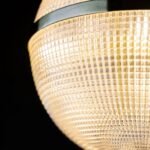 PARISIAN GOLD GLASS GLOBE CEILING LIGHT