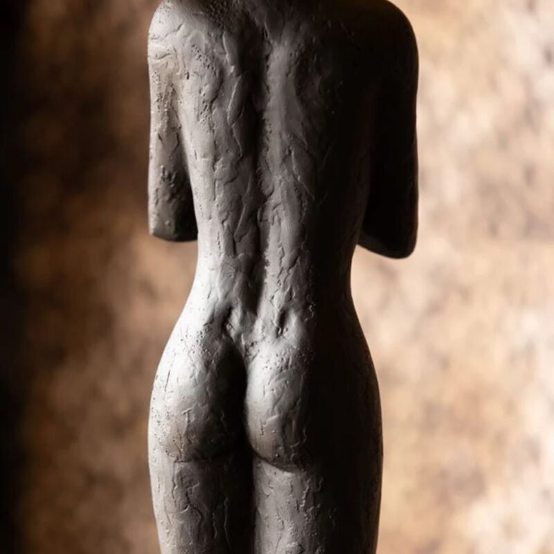 BLACK NAKED LADY TABLE LAMP
