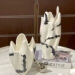 HAND PAINTED VASE MEDIUM