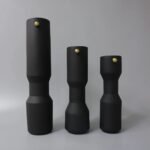 VERTICAL HARMONY VASE BLACK