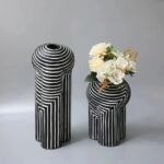 ETHEREAL ASCENT ABSTRACT RESIN VASE