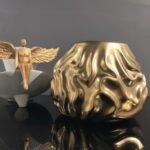 FLUID FORM VASE GOLD