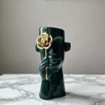 IMPERIAL GLOW CERAMIC ACCENT VASE