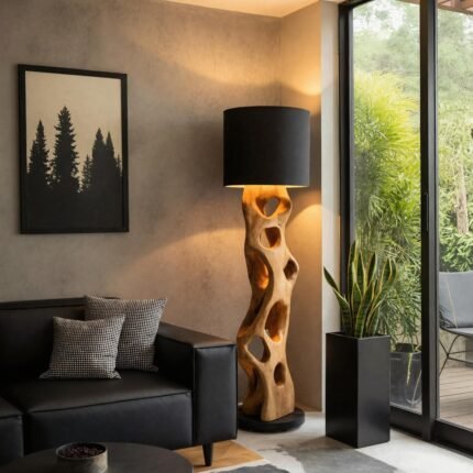 MODERN SCULPTURAL FLOOR LAMP