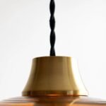 SWIRLED GLASS EASYFIT CEILING LIGHT SHADE IN GREEN