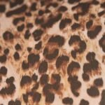 LEOPARD LOVE PRINT DOUBLE TASSEL EDGE CEILING LIGHT