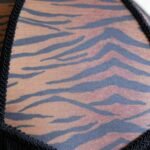 TIGER PRINT DOUBLE TASSEL EDGE CEILING LIGHT