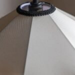 BLACK CREAM TASSEL CEILING LIGHT SHADE