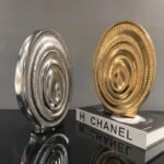 RIPPLE OVAL VASE SILVER