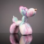 POP POODLE RESIN FIGURINE