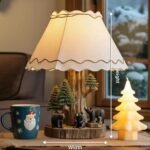 RUSTIC BEAR TABLE LAMP BROWN