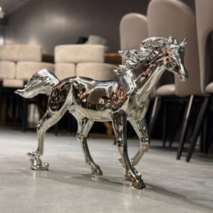 SILVER GALLOP HORSE