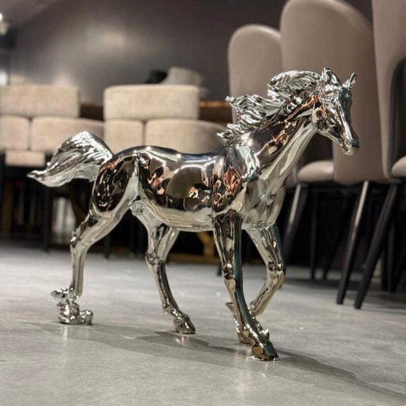 SILVER GALLOP HORSE
