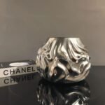 FLUID FORM VASE SILVER