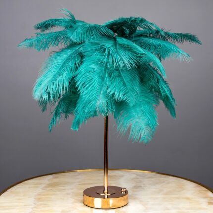 EMERALD FEATHER GLOW LAMP