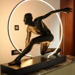 LUMINOUS MOTION SCULPTURE TABLE LAMP